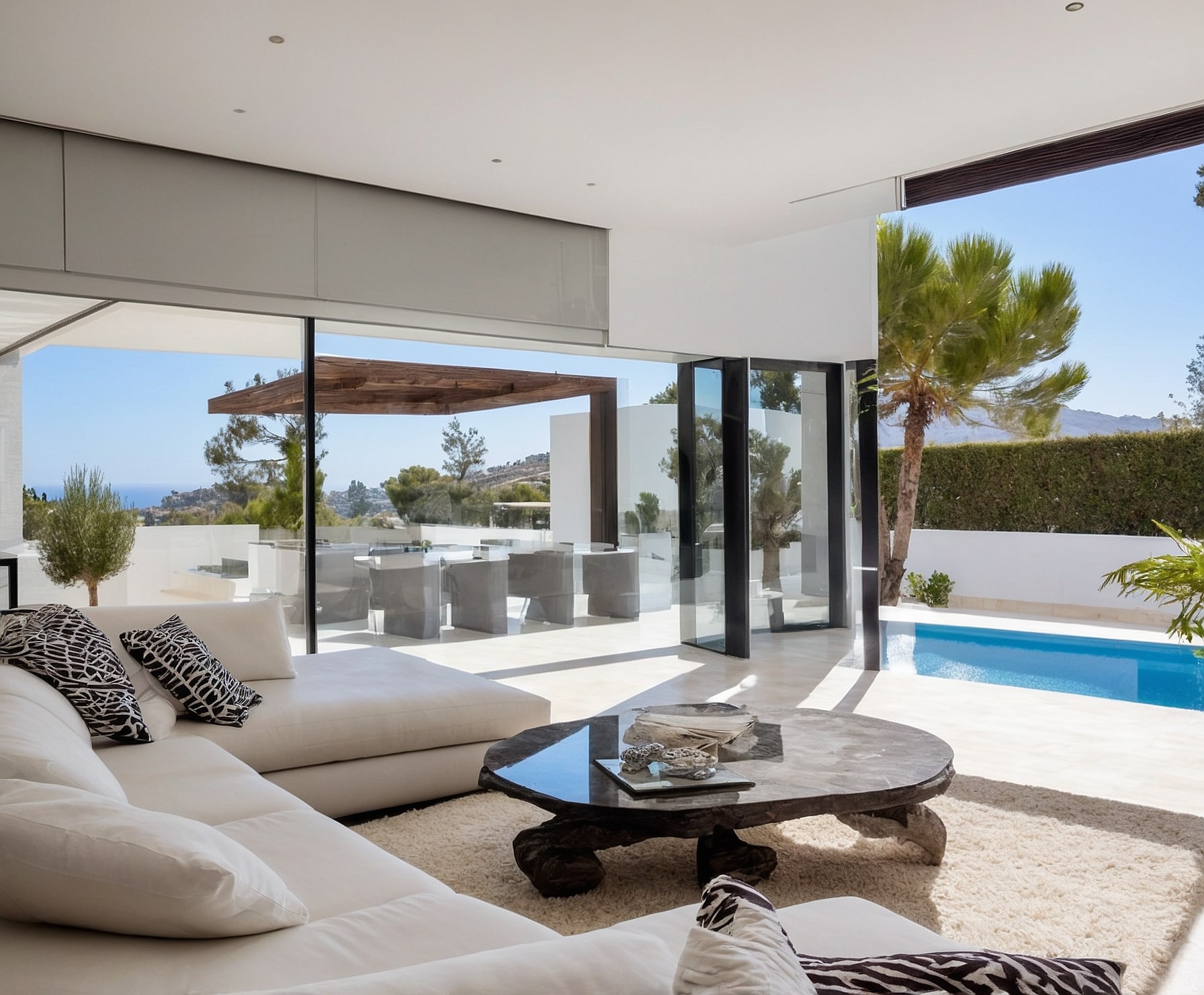 Villa contemporánea de lujo en Marbella con vistas panorámicas
