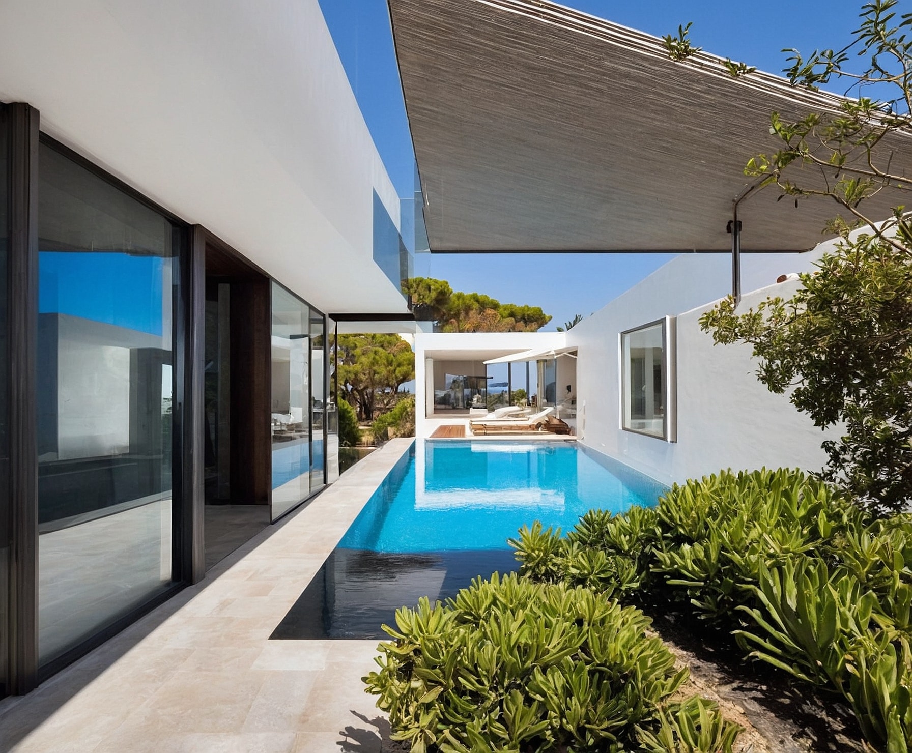Villa ultra moderna con vistas al mar en Costa Dorada