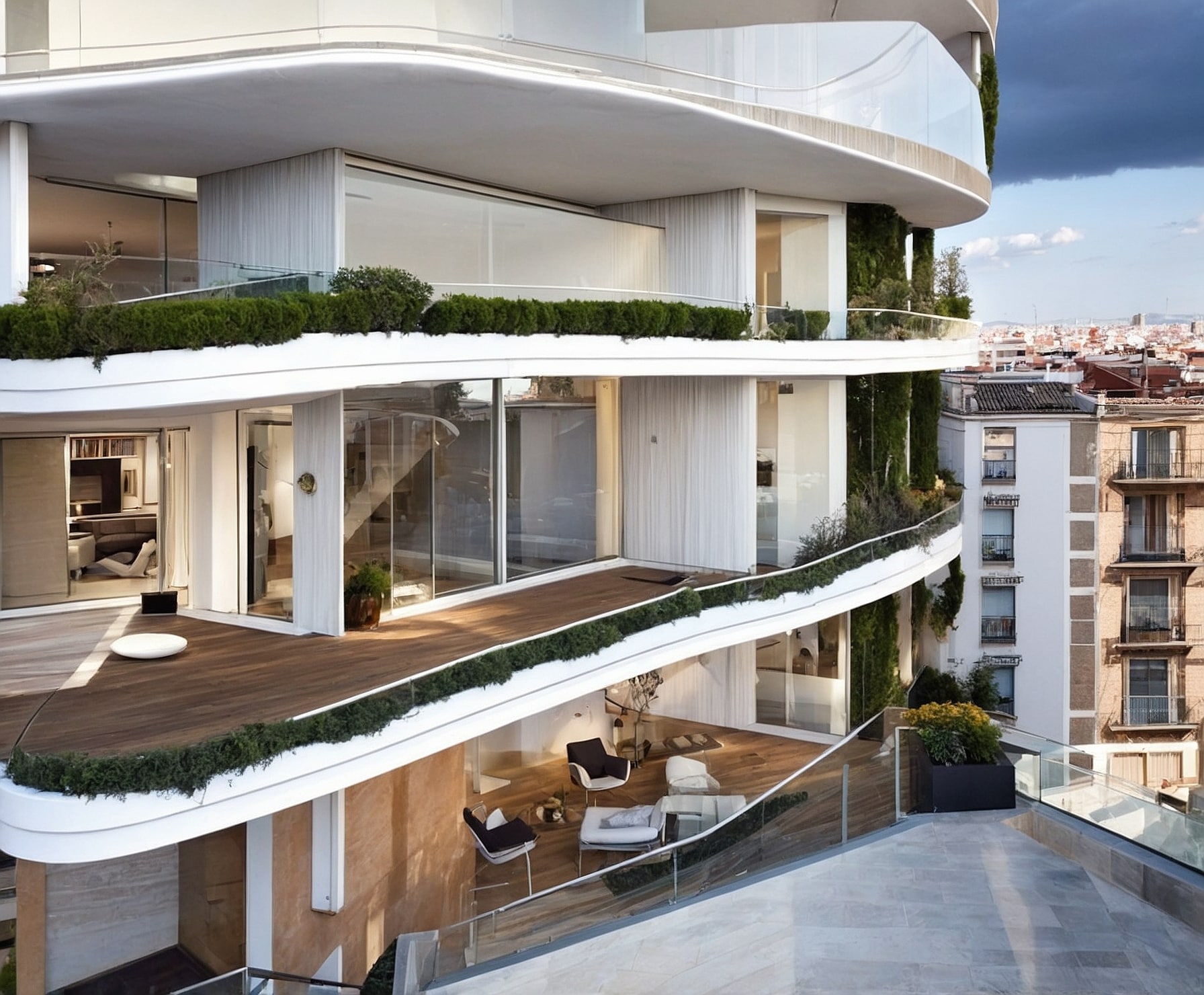 Penthouse de lujo con vistas panorámicas en Madrid
